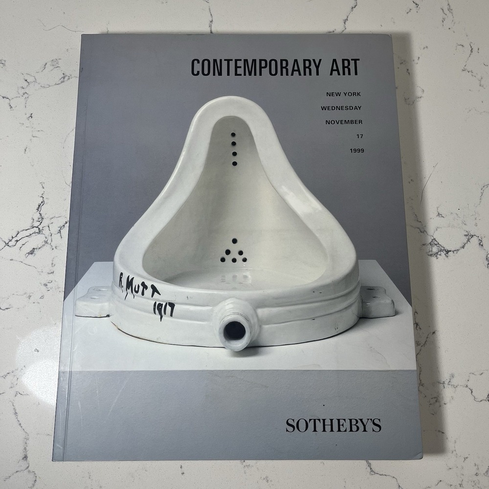 Sotheby's Contemporary Art Auction Catalog November 17, 1999 Part 1 Duchamp
